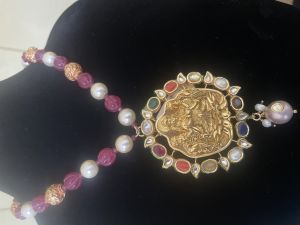 silver based kundan jewellery