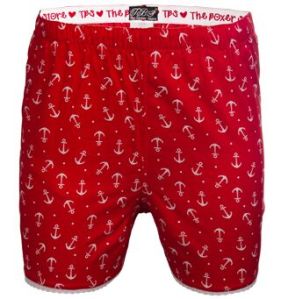 Anchor Red Boxer Short