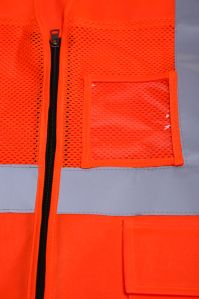 Evion ES-16100 Orange Reflective Safety Jacket