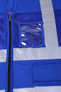 Evion ES-16100 Royal Blue Reflective Safety Jacket