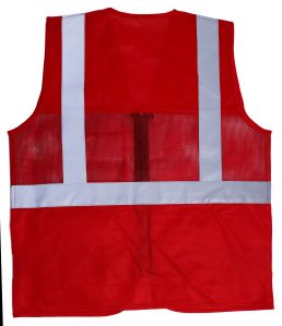 Evion ES-16100 Red Reflective Safety Jacket