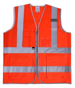 Evion ES-032 Orange Reflective Safety Jacket