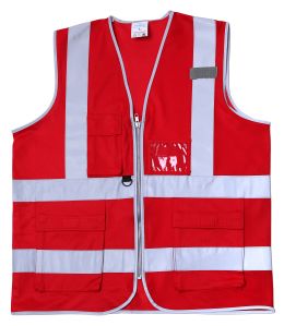 Evion ES-032 Red Reflective Safety Jacket