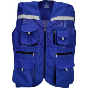 Evion ES-16200 Royal Blue Reflective Safety Jacket