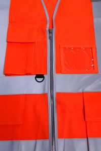 Evion ES-032 Orange Reflective Safety Jacket