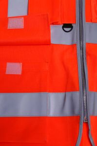 Evion ES-032 Orange Reflective Safety Jacket
