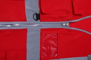 Evion ES-032 Red Reflective Safety Jacket