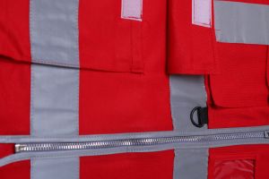 Evion ES-032 Red Reflective Safety Jacket