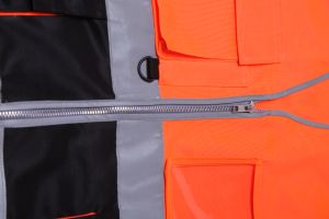 Evion ES-032 OR/BK-L Reflective Safety Jacket