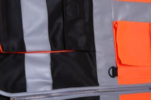 Evion ES-032 OR/BK-L Reflective Safety Jacket
