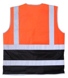 Evion ES-032 OR/BK-L Reflective Safety Jacket