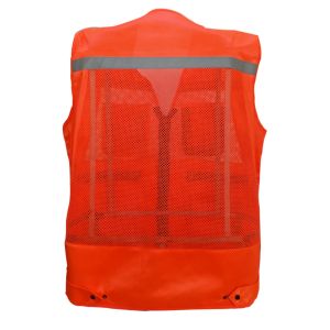 Evion ES-16200 Orange Reflective Safety Jacket