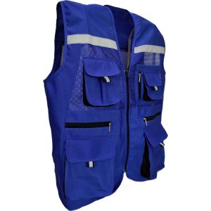 Evion ES-16200 Royal Blue Reflective Safety Jacket