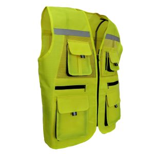 Evion ES-16200 Yellow Reflective Safety Jacket