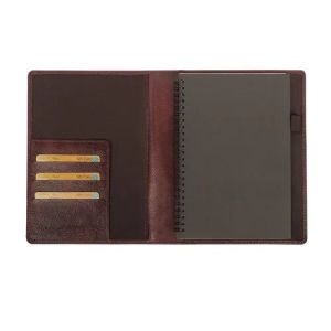 handmade leather notebook