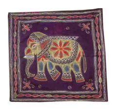 Elephant Design Cushion Cover