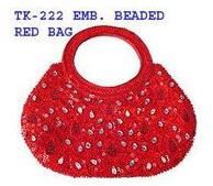 Embroidered Beaded Bag