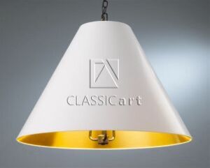 Cone Paper Shade Pendant Light