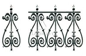 iron railing panel