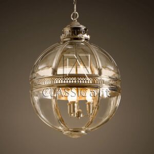 Victorian Round Glass Ball Pendant