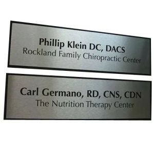 Stainless Steel Name Plate