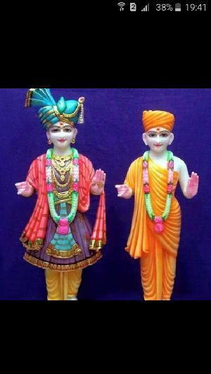 Swaminarayan marble statue