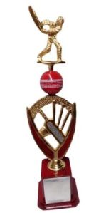 Brass Cricket Trophy