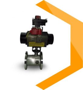 Jacketed Ball Valve with actuator