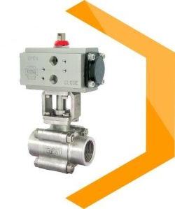 Screwed End Ball Valve with Actuator