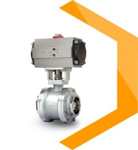 TC End Cavity Filled Ball Valve with Actuator