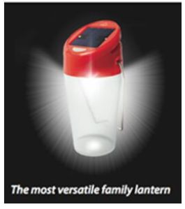 D-light Red Solar Lantern