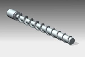 plastic extrusion screw