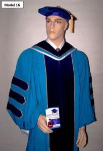 Blue Traditional Convocation Uniform
