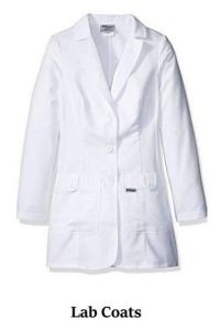 Terry Cotton White Lab Coat