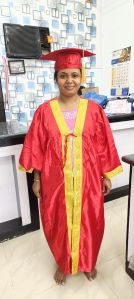 Red Traditional Convocation Uniform