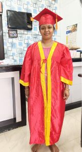 Red Traditional Convocation Uniform