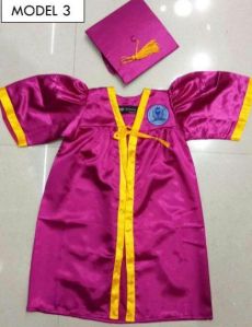 Kids Pink Graduation Gown