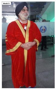 Red Traditional Convocation Uniform