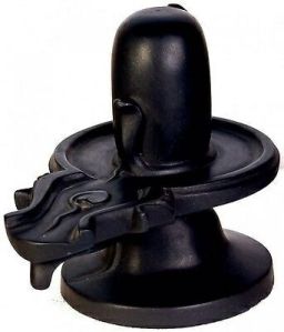 Black Shivling Statue