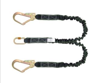 Expandable Internal Shock Absorbing Twin Lanyard