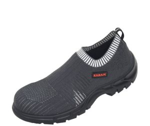Flytex Grey Sporty Slip-on Safety Shoes