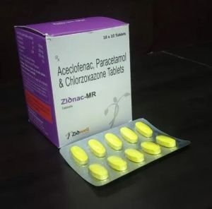 Aceclofenac Paracetamol Chlorzoxazone Tablet