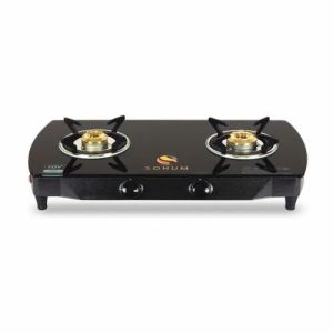 Two Burner PNG Glass Gas Stove