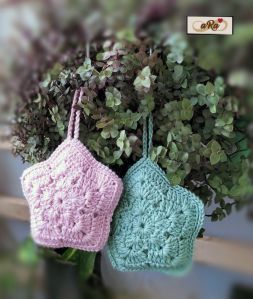 christmas decorations - handcrafted crochet