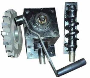 rolling shutter gear box