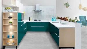 U Shape Modular Kitchen