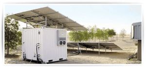 Containerised solar power generators