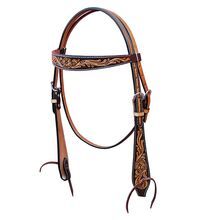 Genuine Leather Headstall Western