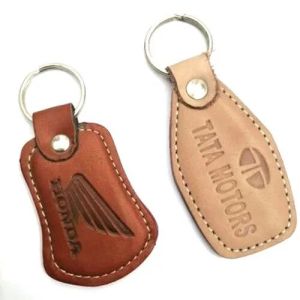 Leather Promotional Keychain