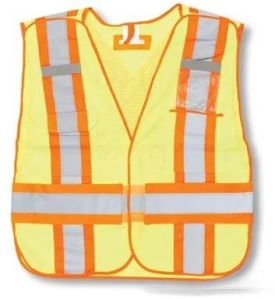 Sleeveless Polyester Safety Jacket